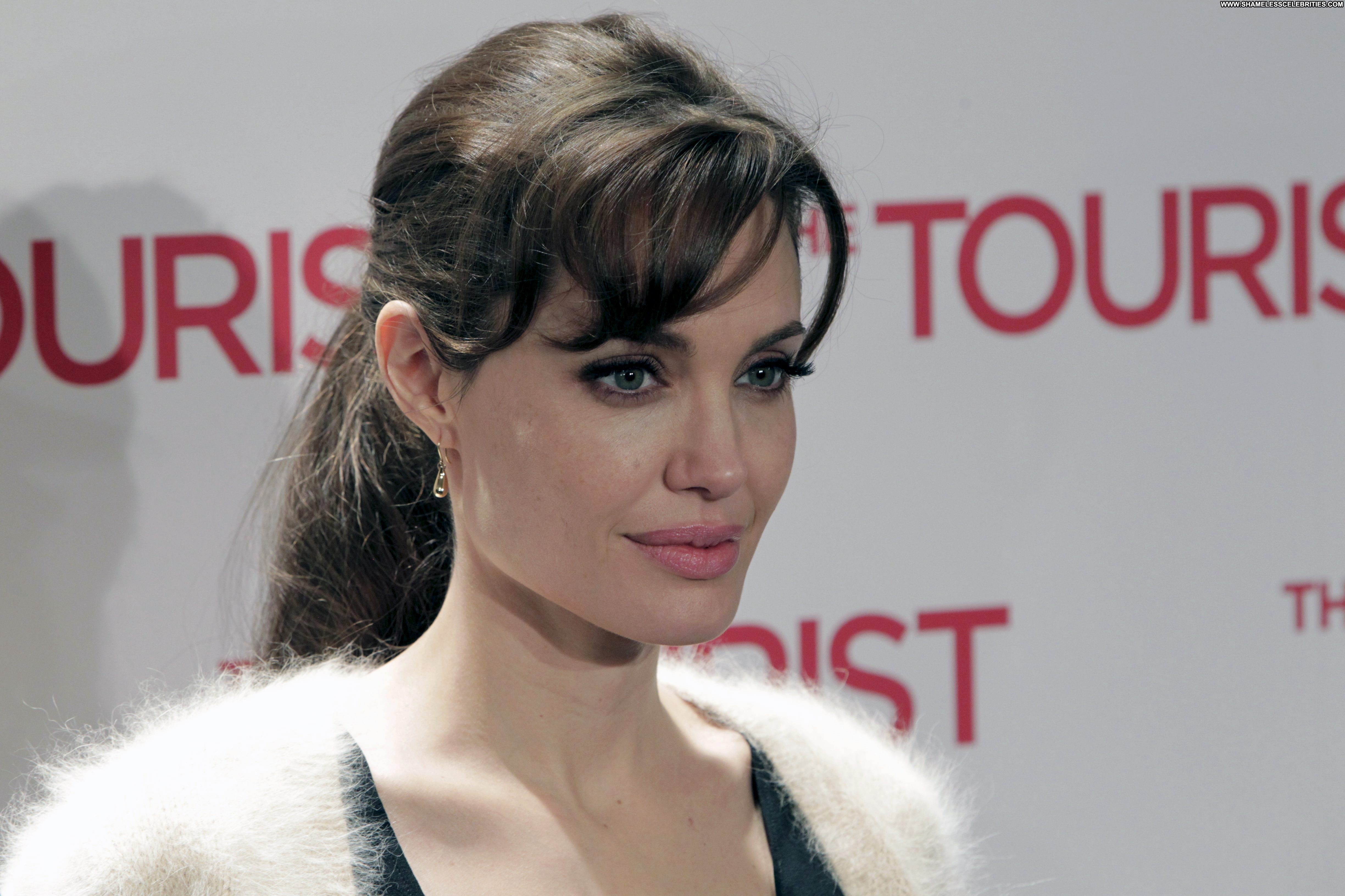 Angelina Jolie No Source Celebrity Beautiful Babe Posing Hot High