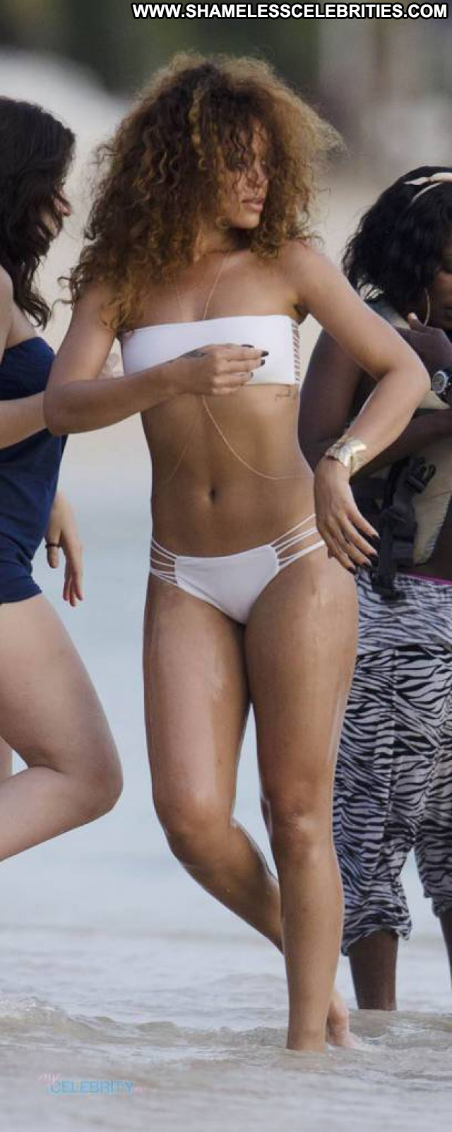 Rihanna No Source Celebrity Barbados Bikini Babe Beautiful Swimsuit